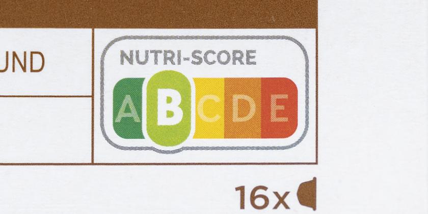 Nescafé Dolce Gusto: Nutriscore-Tabelle dieses Produkt erhält B auf der färbigen Skala