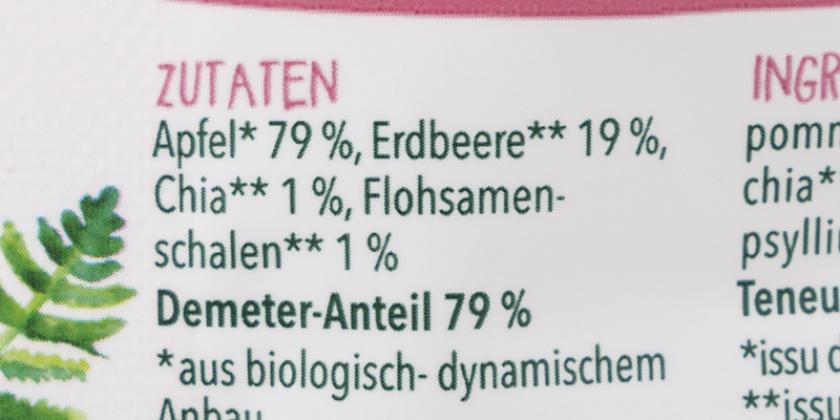 Mogli Fruchtgummi Streifen Erdbeer &amp; Apfel Zutatenliste