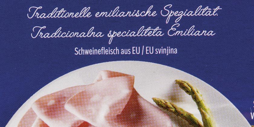 Cucina Nobile Mortadella Angabe Schweinefleisch aus EU