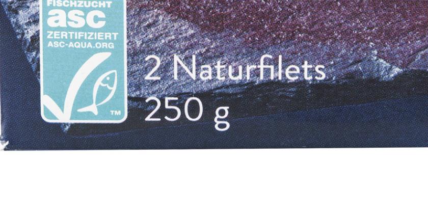 Iglo Atlantik Lachs alte Packung Füllmengenangabe