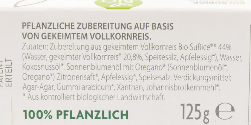 Mozzarisella Classic: die Zutaten wurden aktualisiert.