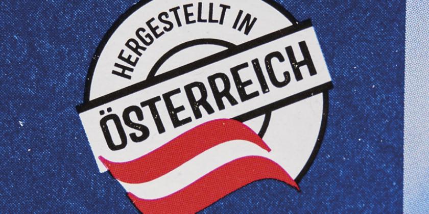 Billa immer gut Forellenfilet geräuchert, Auslobung &quot;Hergestellt in Österreich&quot;