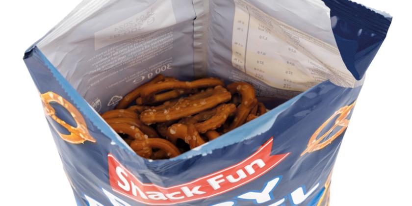 Snack Fun Baby Brezel Blick in die offene Packung