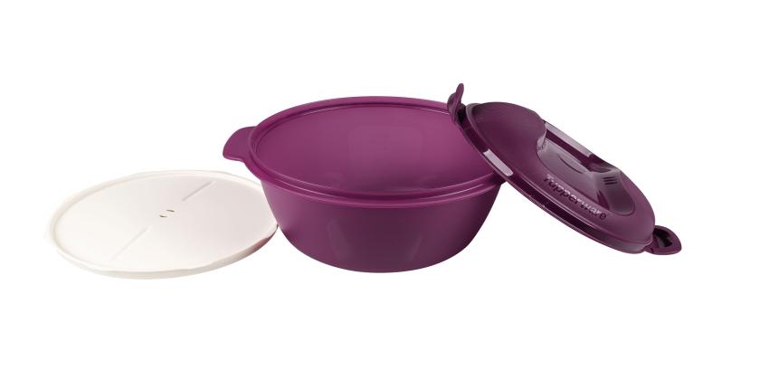 Tupperware Großer Reismeiste: drei Teile nebeneinander