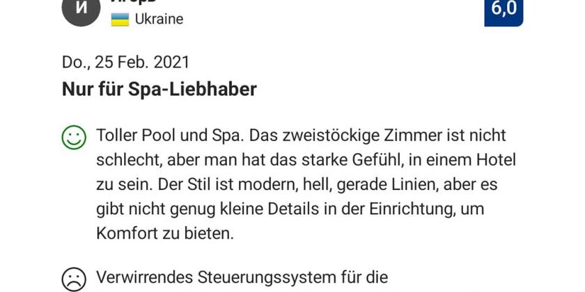 Beschwerde über das Schwimmbad im LH-Hotel Lemberg