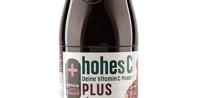 hohes C plus Eisen Apfel, Granatapfel, Himbeere