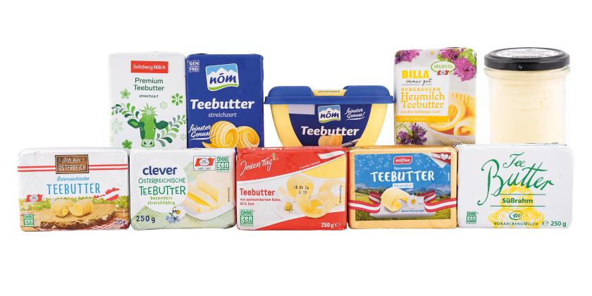 Butter Test - Österreichische Molkereien