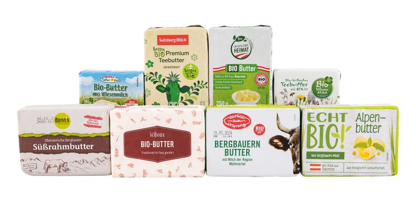 Butter Test 2024 - Bio-Produkte in unserem Test