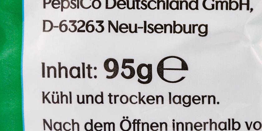 Lay’s Bugles: ursprünglicher Inhalt - auf der Packung stand 95 Gramm