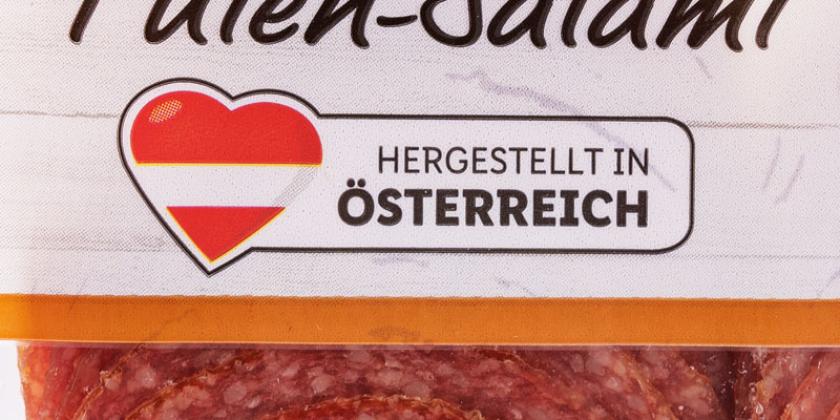 Dulano Puten Salami  - Auslobung "Hergestellt in Österreich"