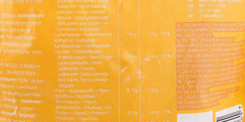 Kellogg's Extra Classic Müsli - Nährwerte