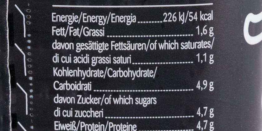 Schärdinger Protein Traum Kakao - Nährwerte