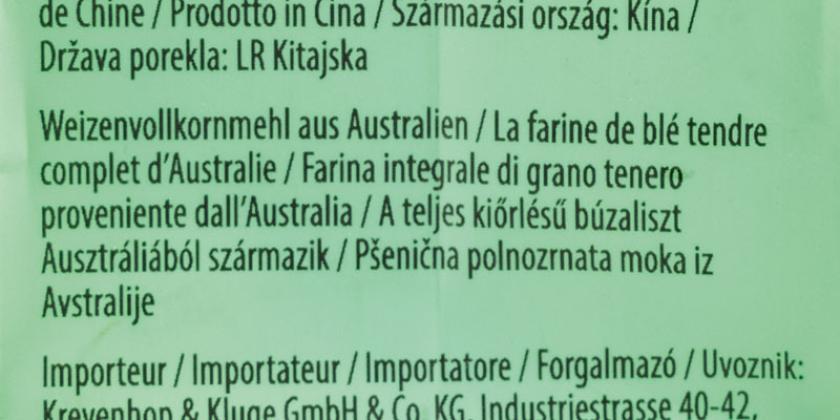Asia Green Garden Mie Nudeln Vollkorn - Herkunftsangabe &quot;Weizenvollkornmehl aus Australien&quot;