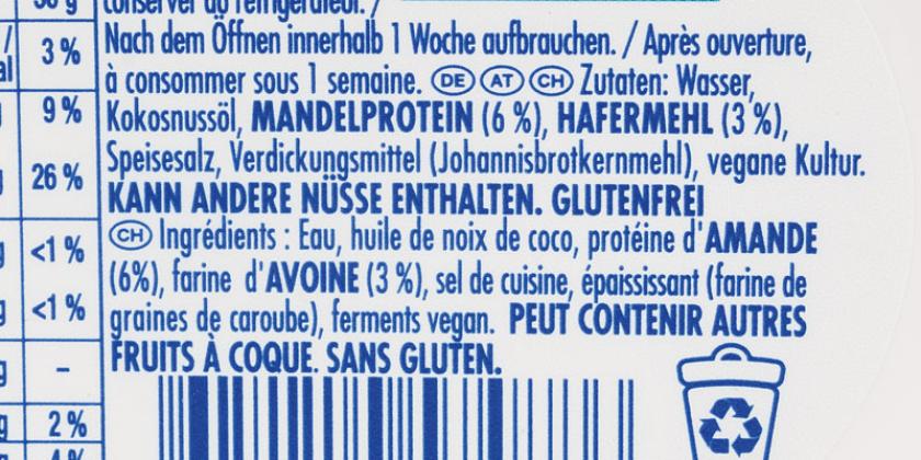 Philadelphia pflanzlich - Zutaten