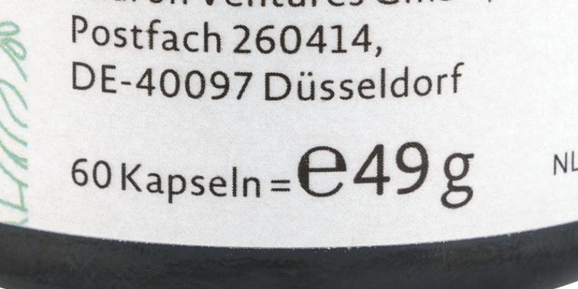 Nature Love Coenzym Q10 - Inhaltsangabe