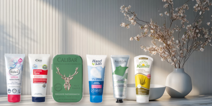 Beste Handcreme - Erstes Gruppenbild unserer Testkandidaten