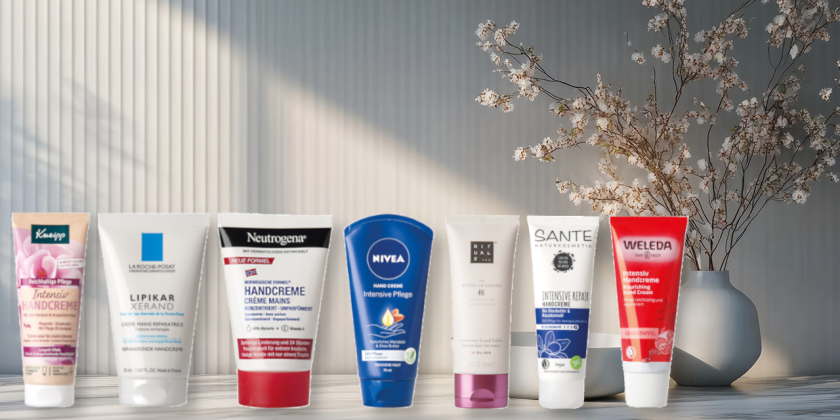 Wer wurde Handcreme Testsieger - Zweites Gruppenbild unserer Testkandidaten