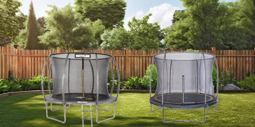 Trampolin Vergleich - Viertes Gruppenbild unserer Testkandidaten