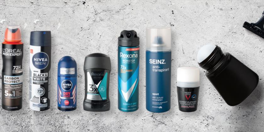 Antitranspirant Test - Gruppenbild 2 unserer Testkandidaten