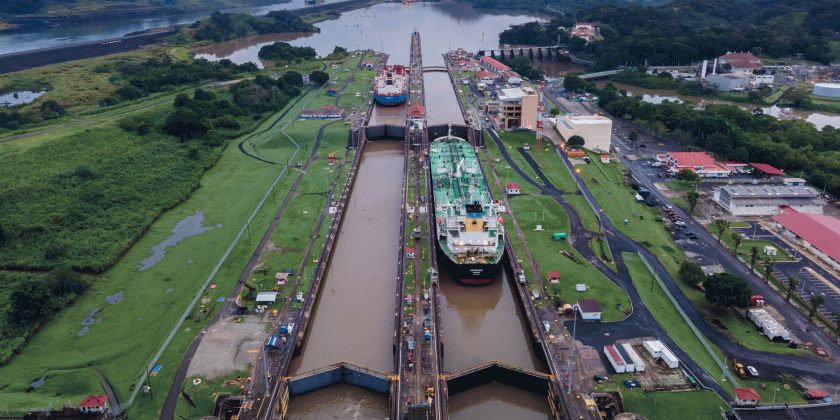 Schleusen Panamakanal