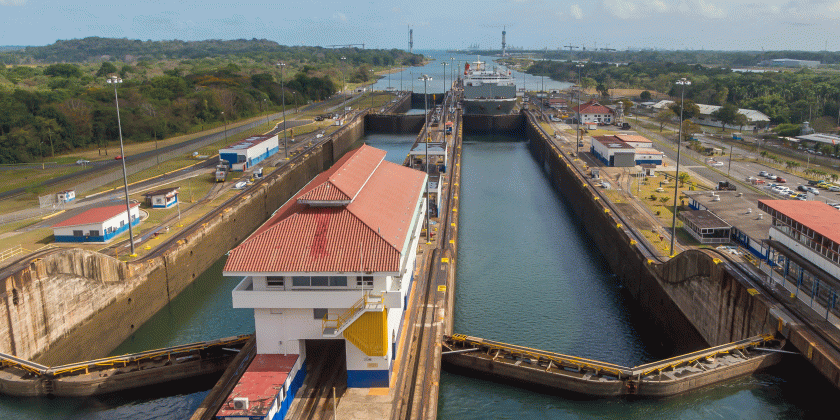 Schleusen Panamakanal