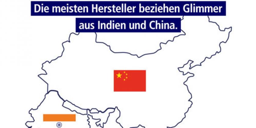 Die meisten Hersteller beziehen ihr Mica aus Indien und China. (Foto: VKI)
