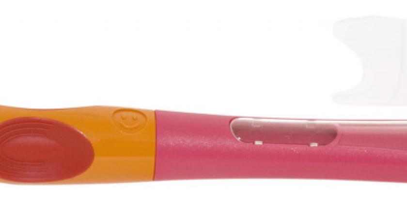 B05 Füllfedern 2010-09 Füllfedern PELIKAN griffix Schreibl 800px PELIKAN griffix Schreiblern-Füller  (Bild:VKI)