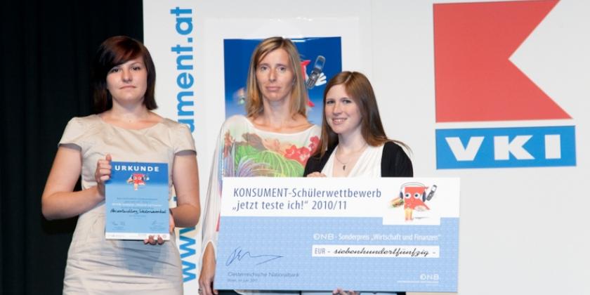 OeNB-Sonderpreis &quot;Wirtschaft und Finanzen&quot;: Preisentwicklung eines &quot;Schülerwarenkorbes&quot; (Bild: Martina Draper)