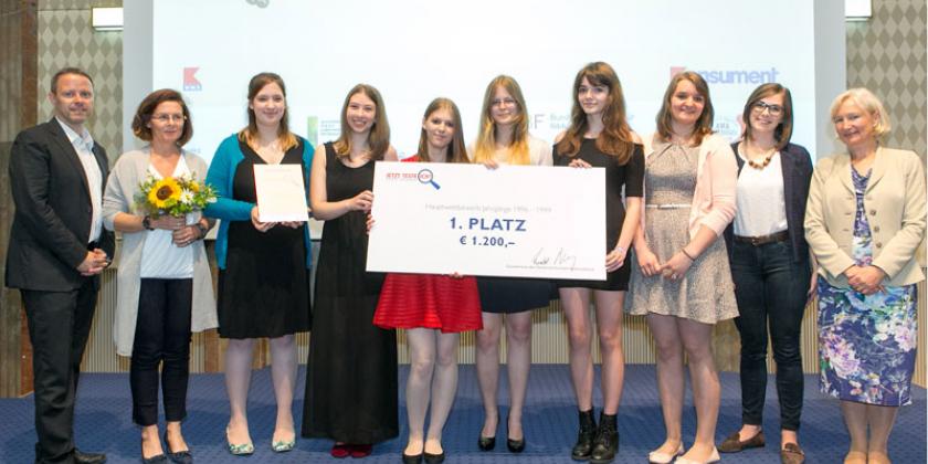 Altersgruppe 1996 - 1999, 1. Platz: Windeltest der BAKIP8, Wien (Bild: Martina Draper)