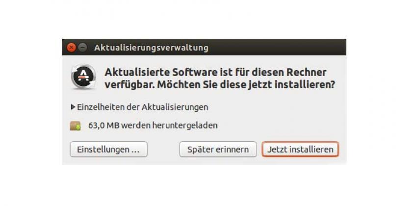 B 11 Linux Arbeiten Ubuntu 800px Aktualisierungshinweis Linux Ubuntu: Systemaktualisierungen sollte man nach Möglichkeit durchführen lassen, sobald der Hinweis zur Verfügbarkeit erscheint (Bild: Simon Mayer/VKI)