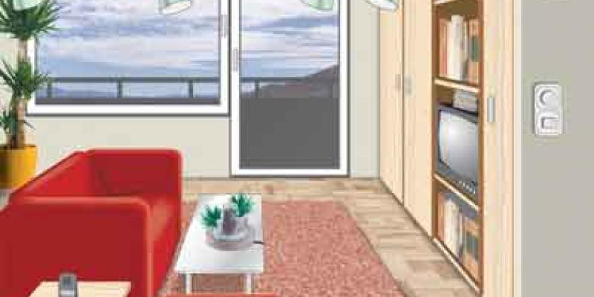 Wohnzimmer Elektrosmog