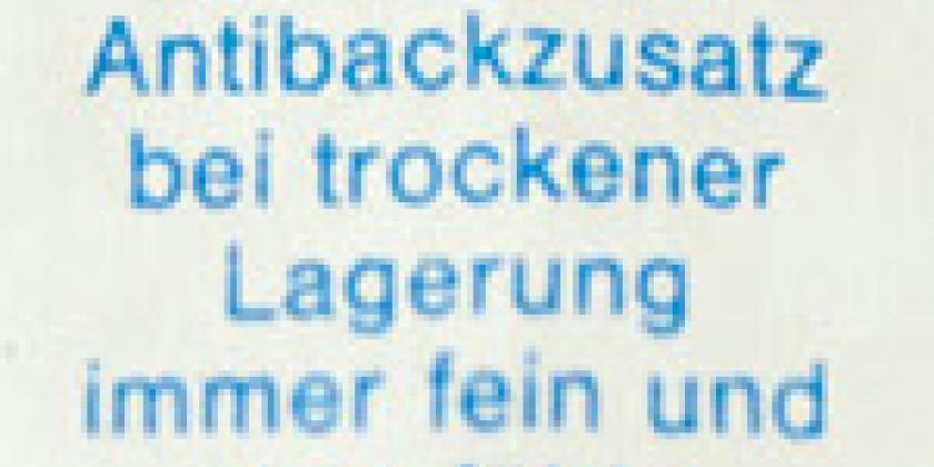 Salz - Antibackzusatz