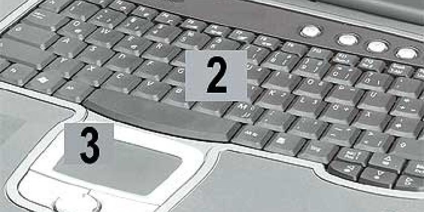 Notebook Tastatur Touchpad 350px Notebook Tastatur Touchpad 350px