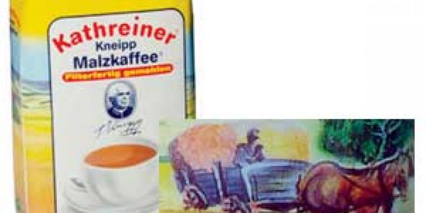 Kathreiner Malzkaffee Nestle Pferdefuhrwerk 300px