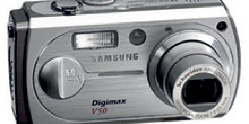 Digitalkamera Samsung Digimax V50 Kamera