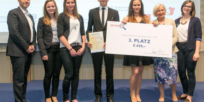 Altersgruppe 1996 - 1999, 3. Platz: Test Textileinzelhandelsgeschäft der BBS Rohrbach, Oberösterreich (Bild: Marzina Draper)