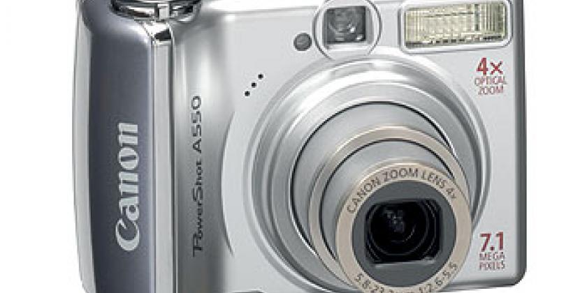 Digitalkameras Canon Powershot A550