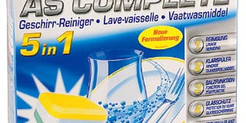 Geschirrspültabs Schlecker AS Complete 5 in 1