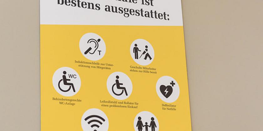 Ausstattung und geschulte Mitarbeiter erleichtern den Einkauf (Foto: REWE)