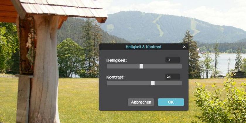 Kontrast verstärken mit Pixlr (Foto: Müller/VKI)