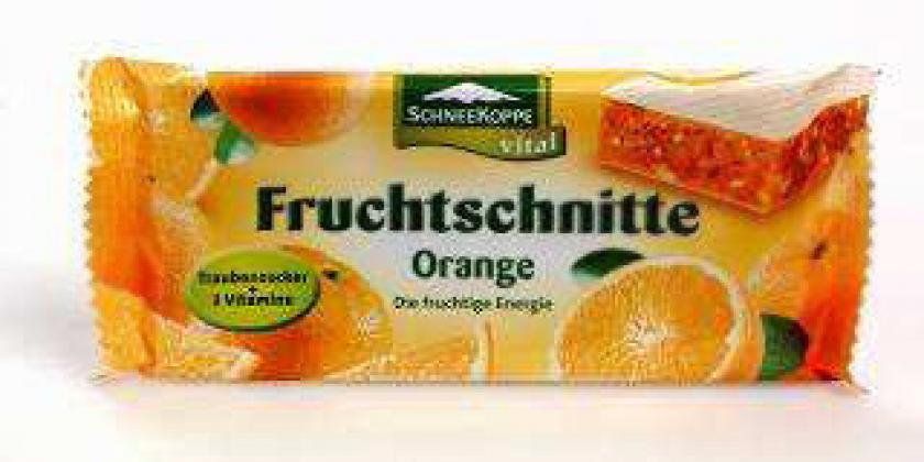 Fruchtschnitte Orange von Schneekoppe (Bild: VKI, Schreiner)