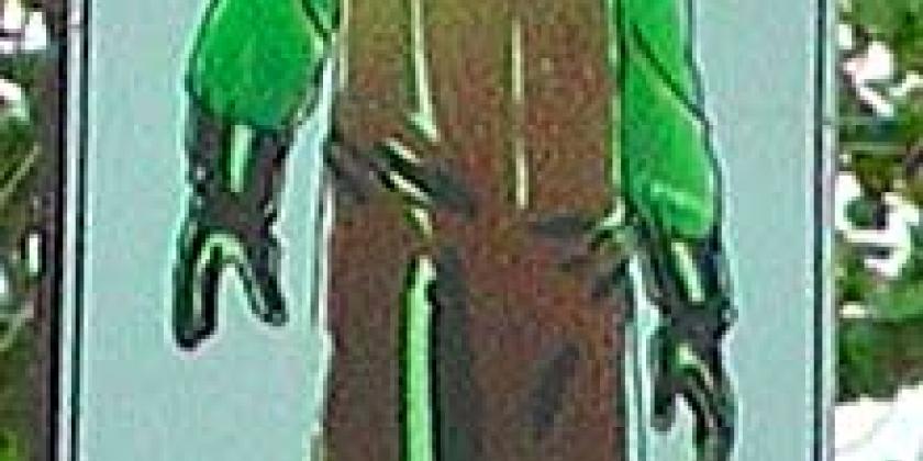 In einigen großen Kautschuk-Plantagen, wie hier in Malaysia, gibt es Schilder, die die Arbeiter an die Notwendigkeit zum Tragen von Schutzbekleidung erinnern. In der Praxis scheitert dies aber oft daran, dass die Schutzbekleidung nicht (Bild: ICRT)