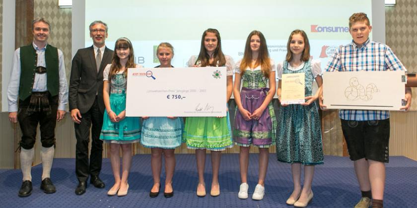 Altersgruppe 2000 - 2003, Preis des Österreichischen Umweltzeichens: Der ultimative Indoor-Komposter, Neue Mittelschule Hollenstein, Niederösterreich (Bild: Martina Draper)