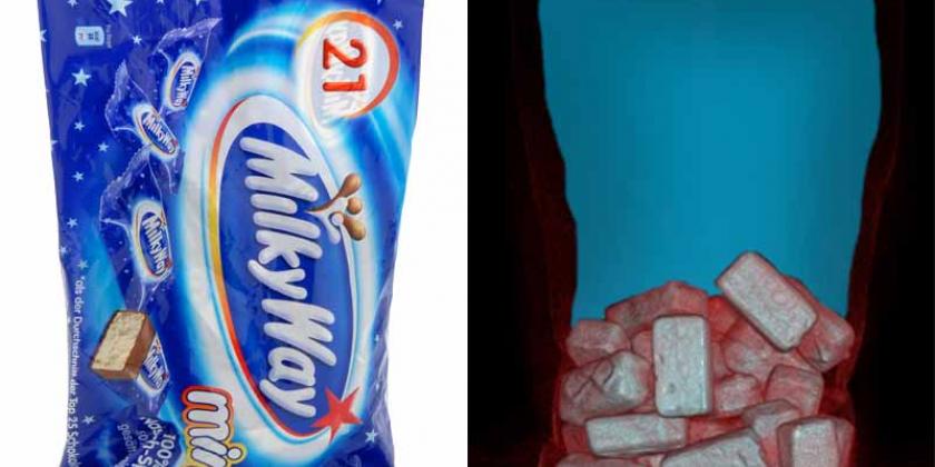 B Verpackungsärger Mogelpackungen 2013-01 18 Milky Way mini 800p Mars sagt über die Milky Way mins: Sie arbeiten bereits an der Entwicklung einer neuen, kleineren Packung (Bild: Würth/VKI)