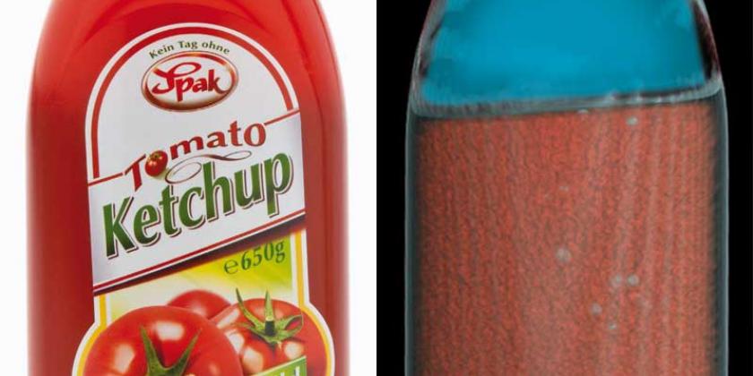 B Verpackungsärger Mogelpackungen 2013-01 2Spak-Ketchup 800px Spak-Ketchup: Es wäre zu teuer gewesen, für die 650 Gramm eine eigene Flasche zu entwickeln (Foto: E. Würth/VKI)
