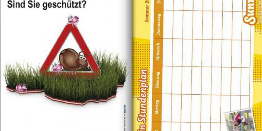 B Werbung im Mitteilungsheft 2 800px Werbung im Mitteilungheft - Bild 2: FSME/Zeckenschutzimpfung