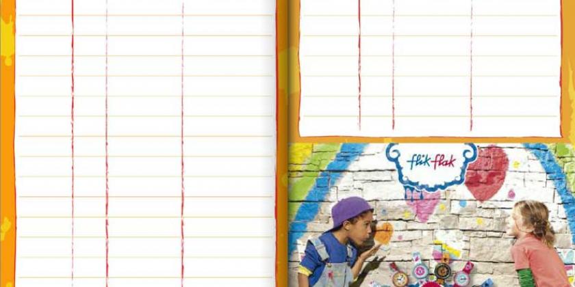 B Werbung im Mitteilungsheft 4 800px Werbung im Mitteilungsheft: Flik-flak-Textilien (Bild: Screenshot)