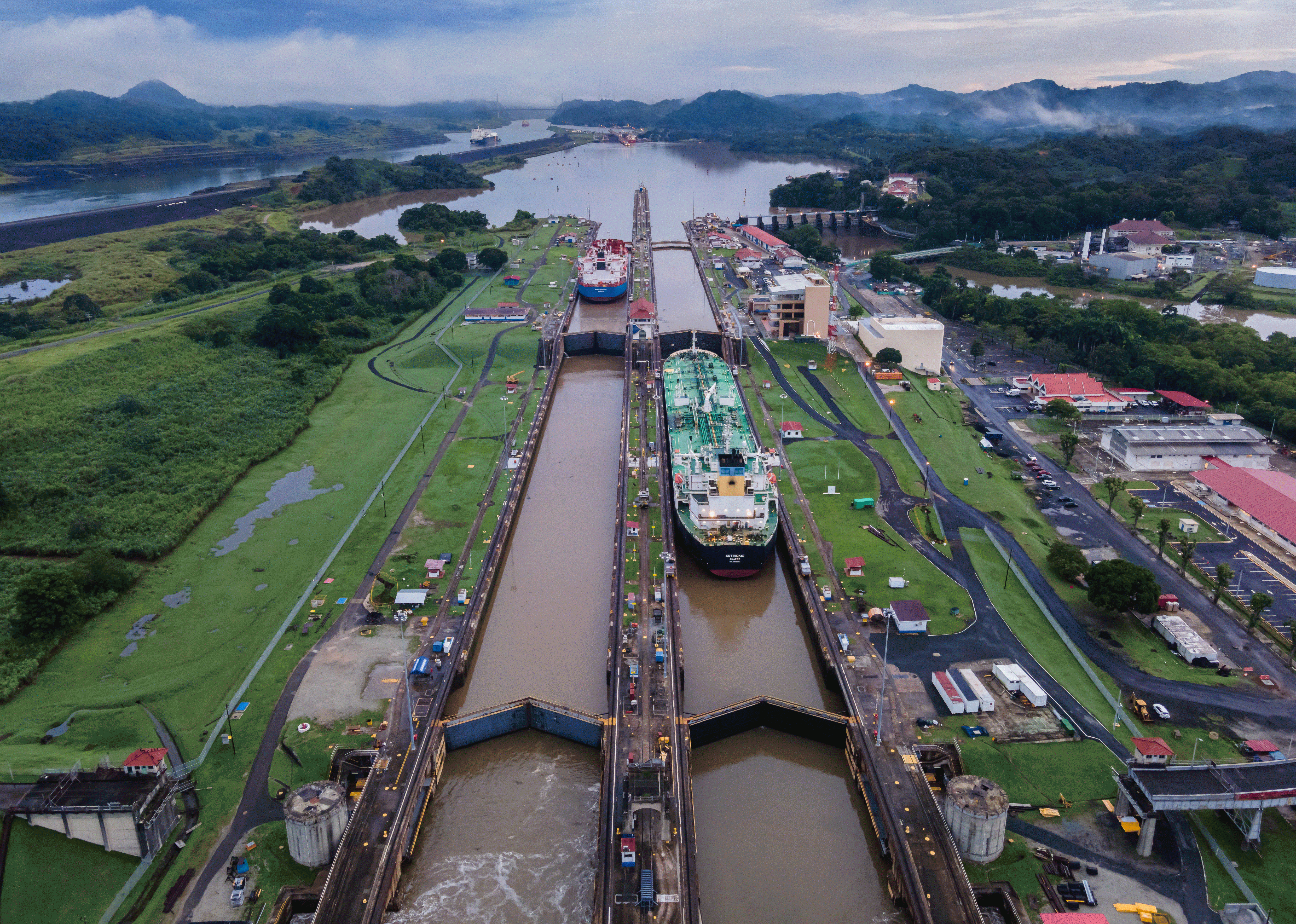Schleusen Panamakanal
