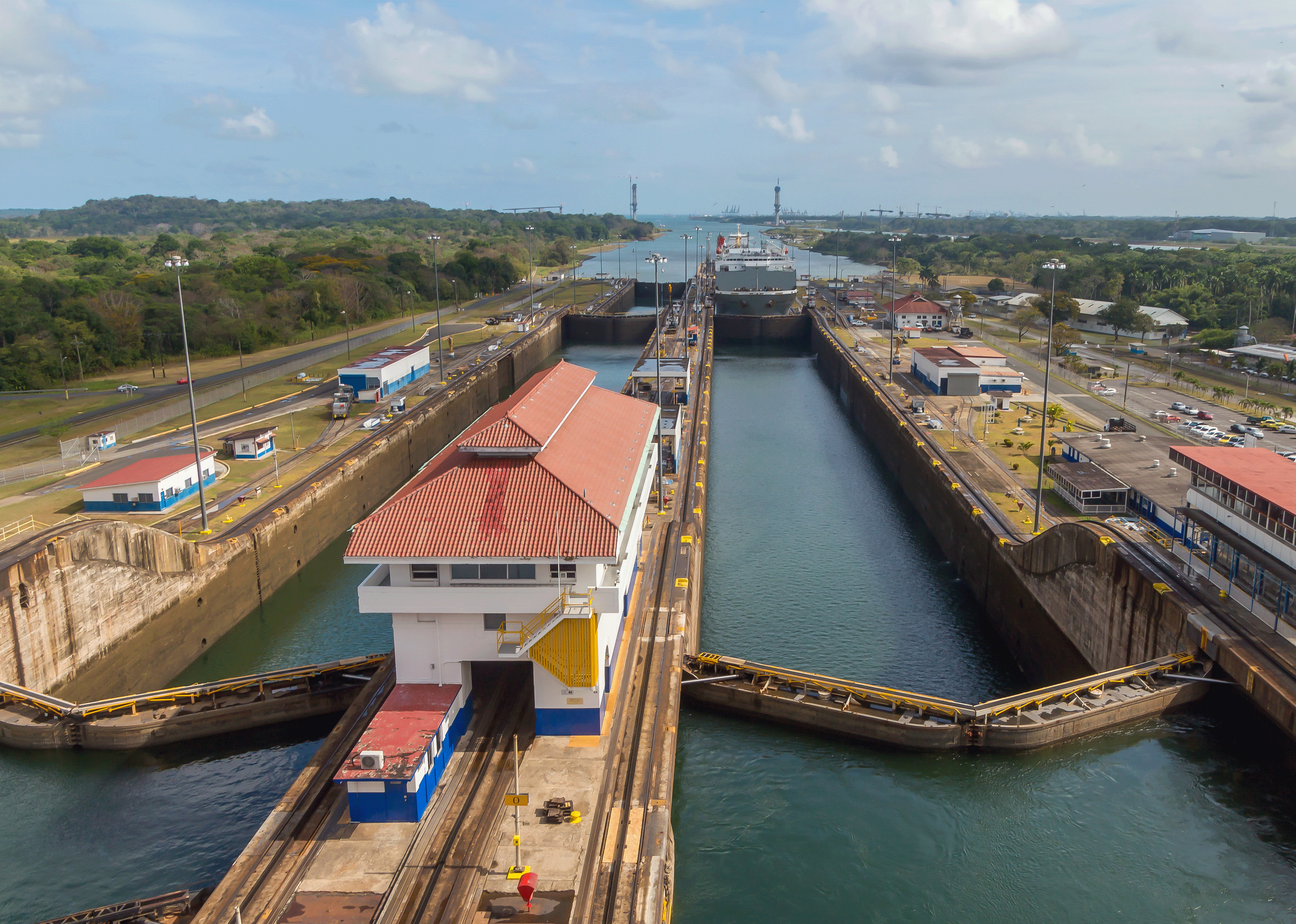 Schleusen Panamakanal