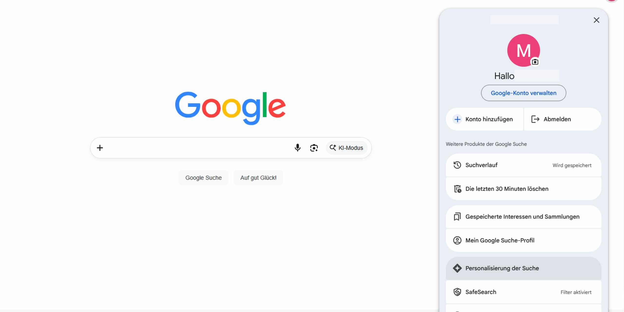 Google personalisieren und bevorzugte Quellen einstellen